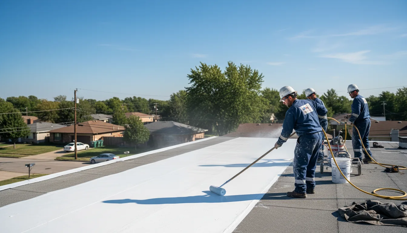 Commercial roof coating in Elton, PA near me